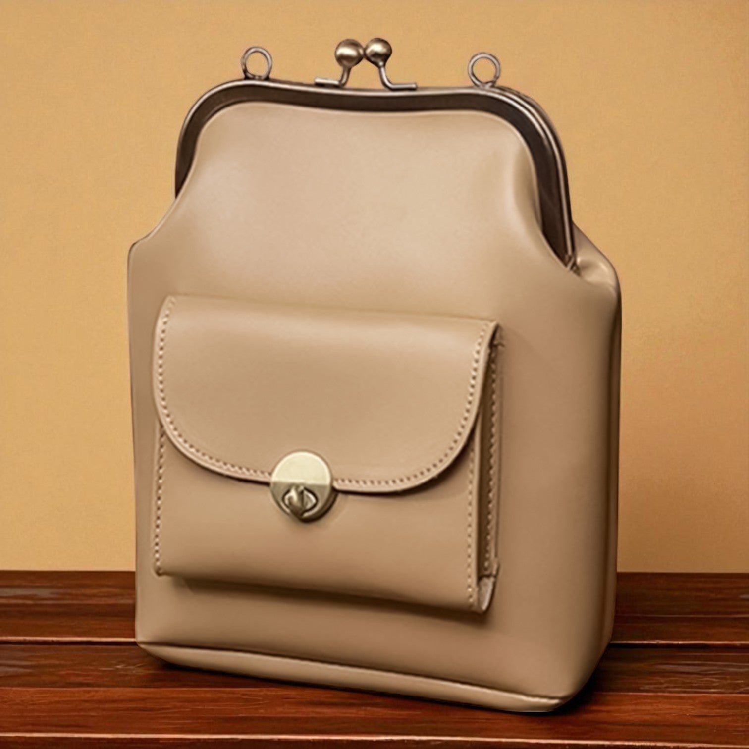 Max | Bolsa vintage con cierre kiss-lock