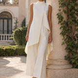 Elena | Conjunto de ceremonia con pantalón de pierna ancha