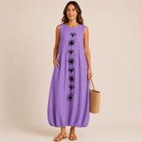 Emma | Vestido Midi Violet Bloom