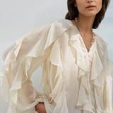 Pilar | Blusa con Volantes