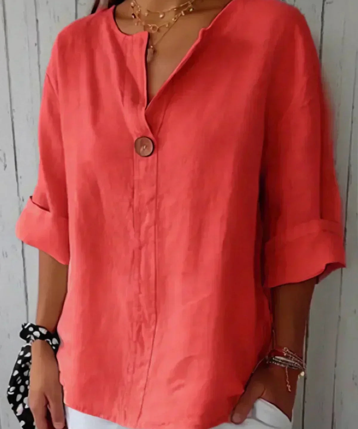 Kamila | Blusa holgada con escote en V