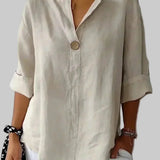 Kamila | Blusa Holgada con Escote en V