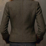 Emilia | Blazer de espiga con ribetes en contraste