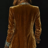 Juana | Blazer patchwork con flores vintage
