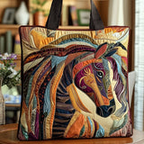 Beatriz | Bolso acolchado con caballo mosaico multicolor