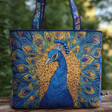 Georgina | Bolso acolchado con pavo real