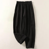 Renata | Pantalón de algodón y lino