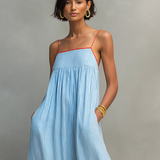 Leticia | Vestido largo fluido con tirantes