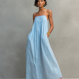 Leticia | Vestido largo fluido con tirantes