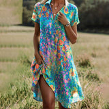 Verónica | Vestido midi con escote en V y detalle drapeado