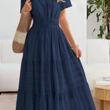 Emma | Maxi-vestido con cintura fruncida