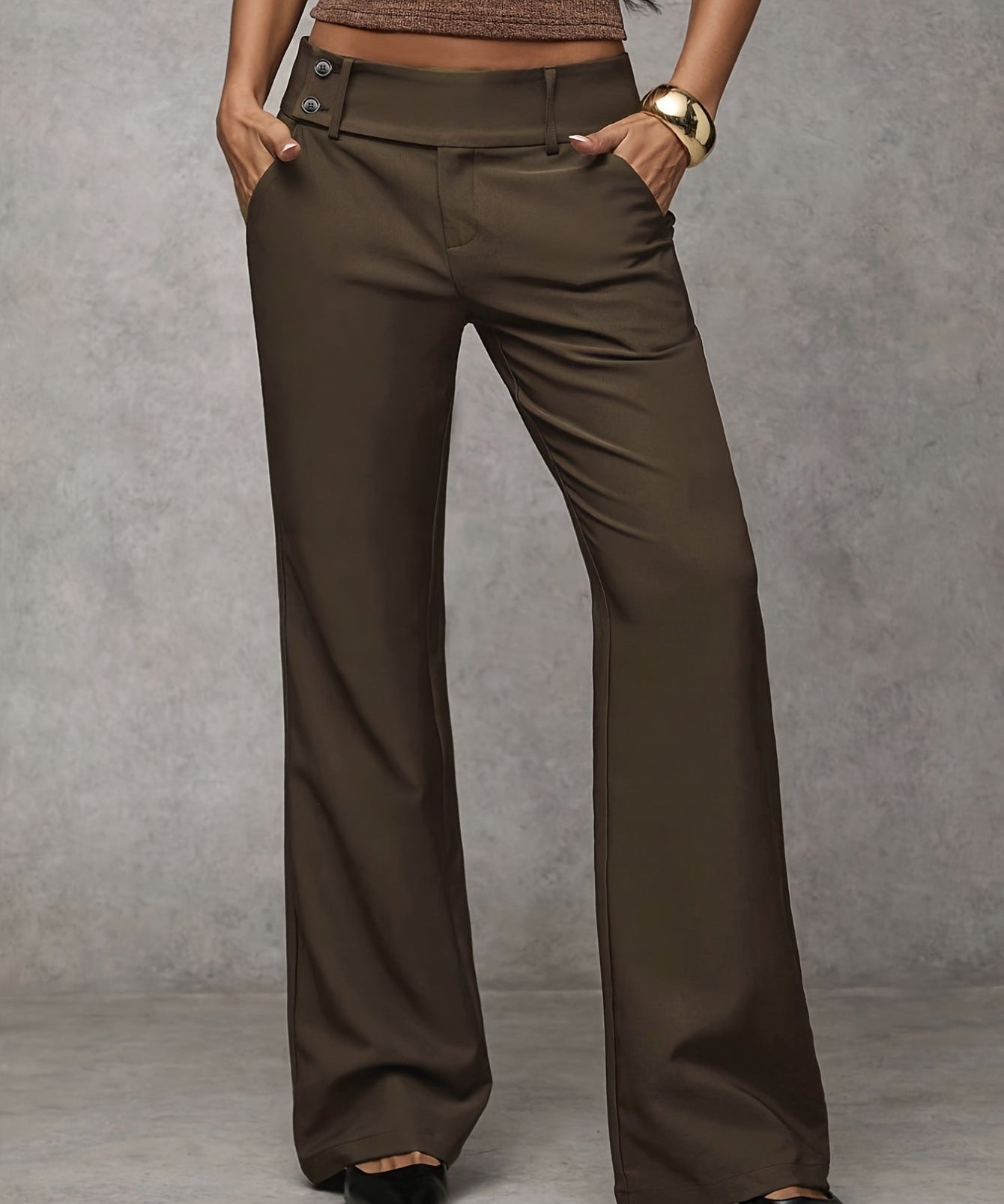 Patricia | Pantalón moderno de cintura alta