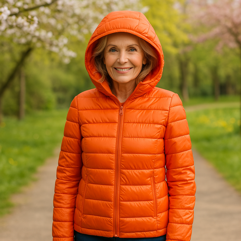 Ana | Chamarra de primavera, naranja