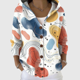 Andrea | Chaqueta de punto con capucha
