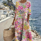 Flora | Suave vestido midi floral