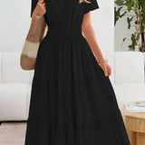 Emma | Maxi-vestido con cintura fruncida