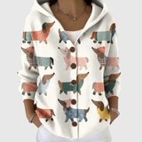 Leticia | Chaqueta de punto con capucha