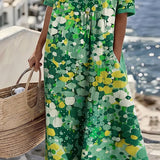 Flora | Suave vestido midi floral