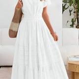 Emma | Maxi-vestido con cintura fruncida