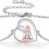 Jazmín | Pulsera ajustable con charm de perro