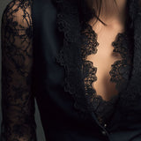Claudia | Blazer sastre con mangas de encaje