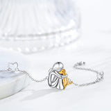Jazmín | Pulsera ajustable con charm de perro