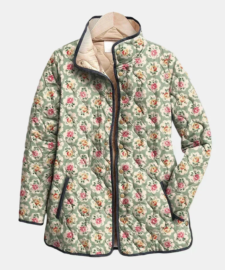 Chamarra Acolchada Tapiz Floral Gabriela