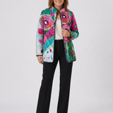 Chamarra Acolchada Acuarela Floral Frida