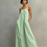 Leticia | Vestido largo fluido con tirantes