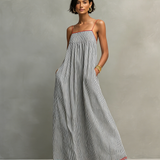 Leticia | Vestido largo fluido con tirantes