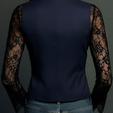 Guadalupe | Blazer corto con mangas de encaje