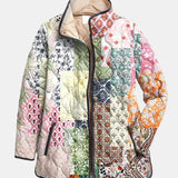 Chamarra Acolchada Patchwork Bohemio Adriana