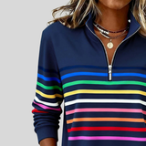 Gabriela | Jersey de punto con cuello y cremallera