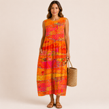 Faye | Vestido Midi Atardecer