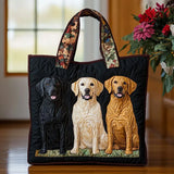 Ximena | Bolso acolchado con tres labradores