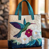 Silvia | Bolso acolchado con colibrí y flores