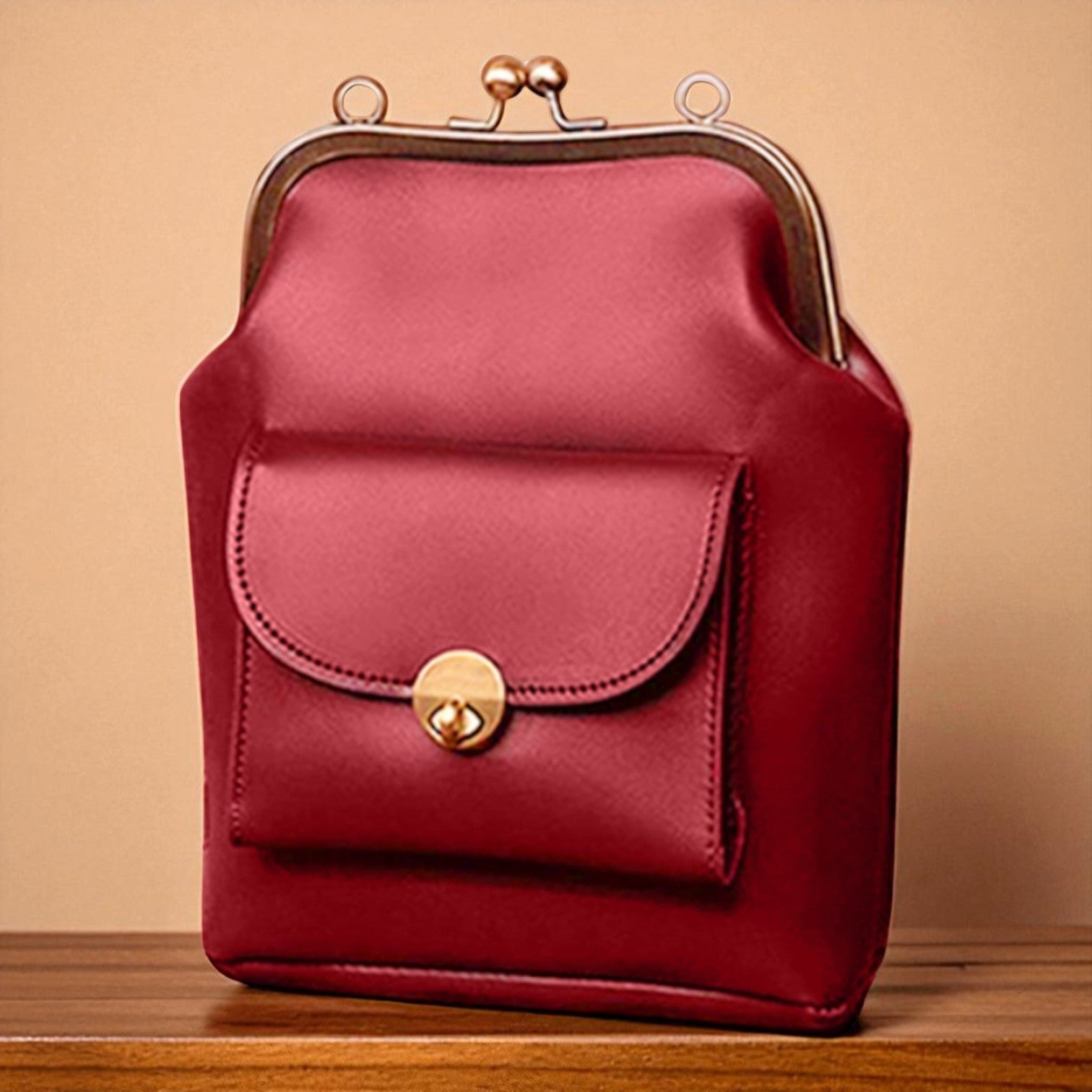 Max | Bolsa vintage con cierre kiss-lock