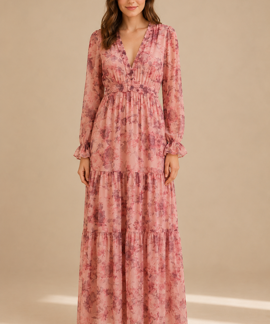 Seela | Vestido de flores romántico