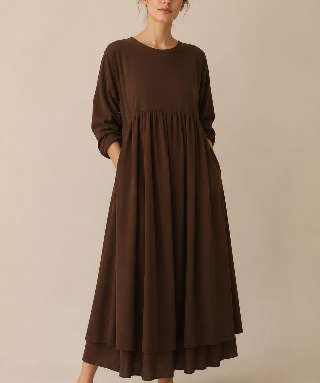 Loralya | Vestido maxi relajado y elegante