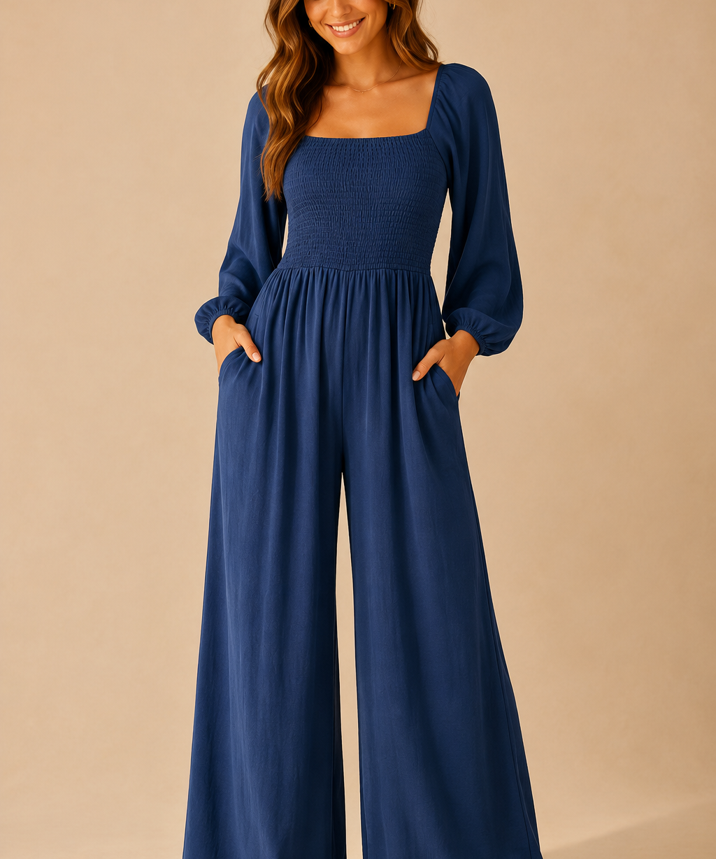 Selma | Mono elegante de pierna ancha