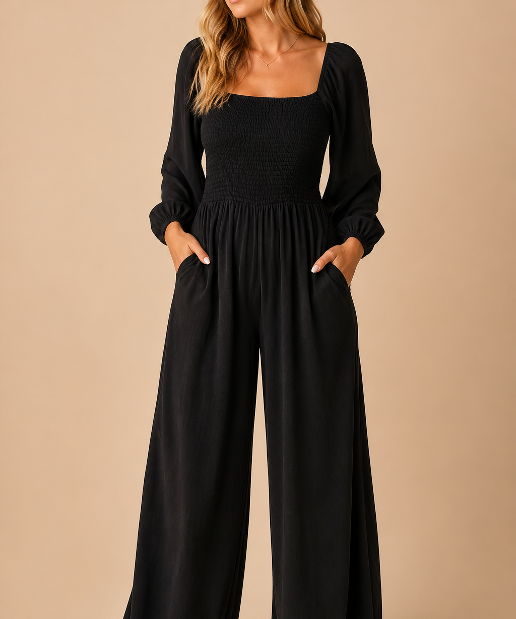 Selma | Mono elegante de pierna ancha