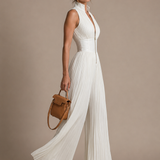 Lucía | Mono de chiffon plisado