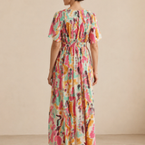 Yuki | Vestido Tie-Dye con Escote en V
