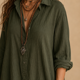 Soline | Vestido maxi con botones y suave escote en V