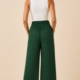 Pantalones de pierna ancha para mujeres
