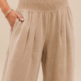 Pantalones Remi de pierna ancha