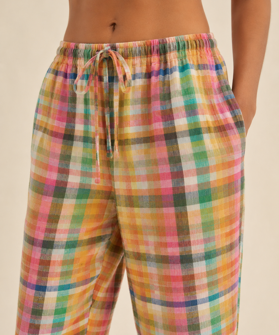Pantalones de rayas cómodos