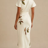 Silmu | Vestido cruzado con cinta