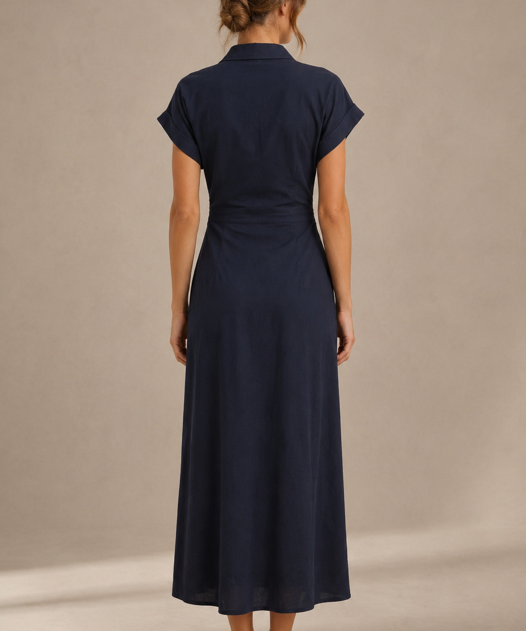 Kaisa | Vestido camisero midi