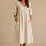 Veera | Vestido midi de lino